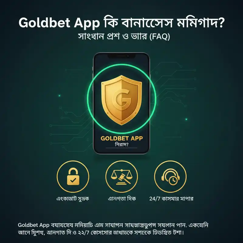 Goldbet App নিরাপত্তা এবং FAQ