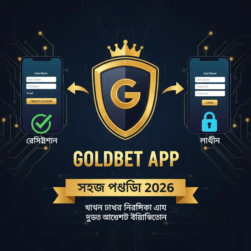 Goldbet App রেজিস্ট্রেশন এবং লগইন গাইড ২০২৬